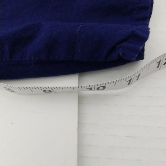 St John's Bay Eyelet Tunic Top Square Neck Long Sleeve Blouse 1X Blue - Picture 5 of 11